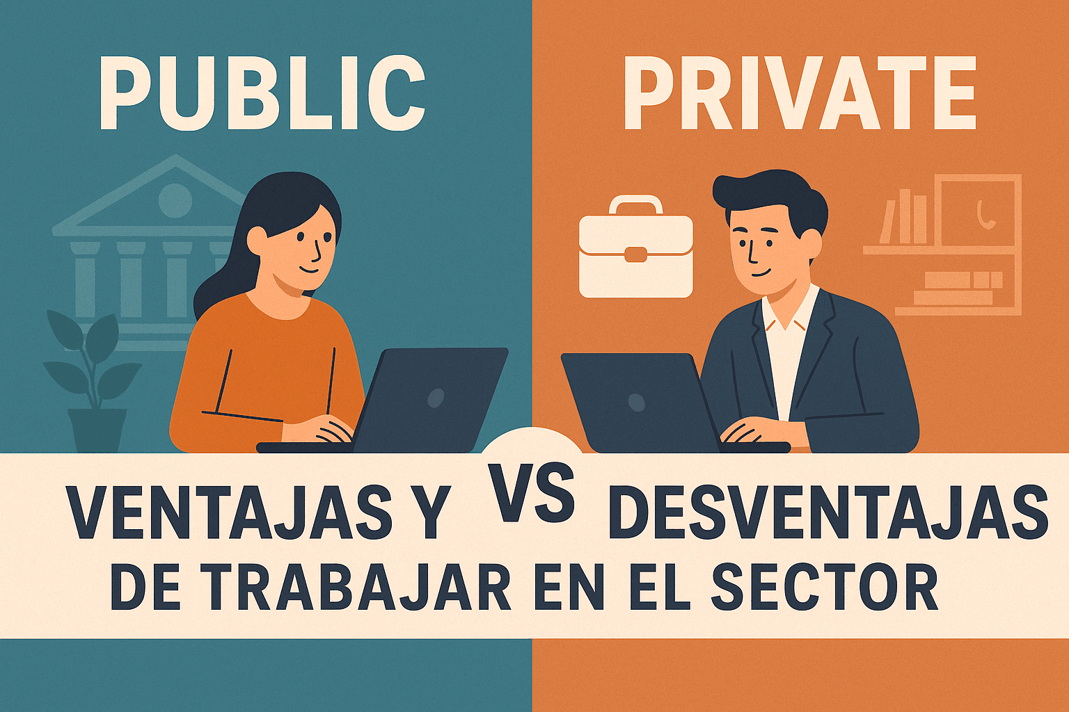 Ventajas y desventajas de trabajar en el sector público y privado