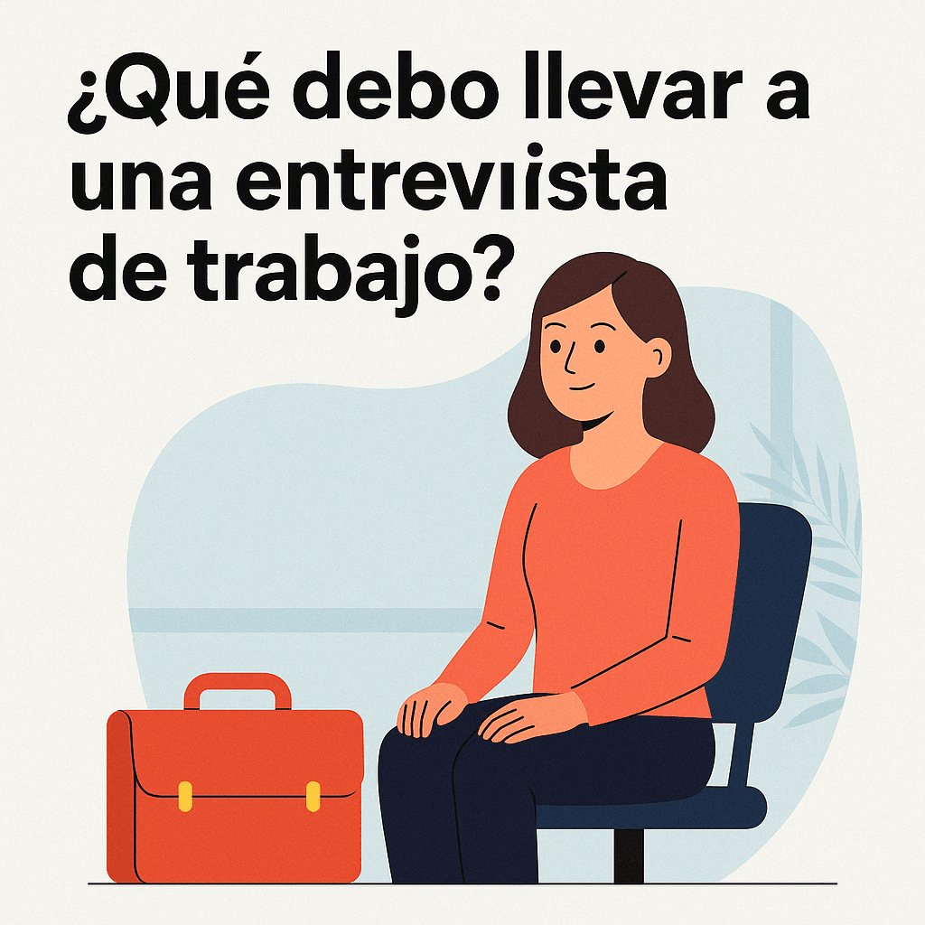 Qué llevar a una entrevista de trabajo: Guía completa para causar una excelente impresión